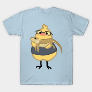 Birdblob w. Bearded Dragon Pet T-Shirt